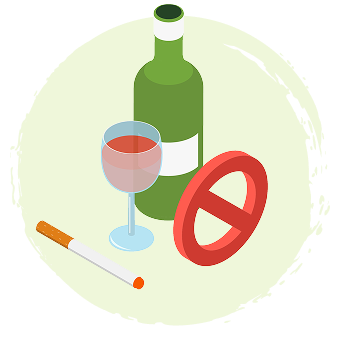 alkohol a cigarety s preškrtnutím